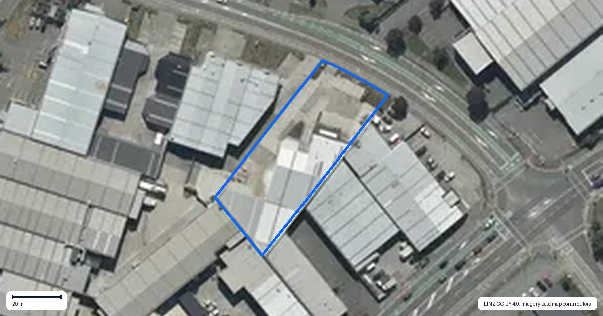 Property context map for 223B Annex Road, Middleton, Christchurch