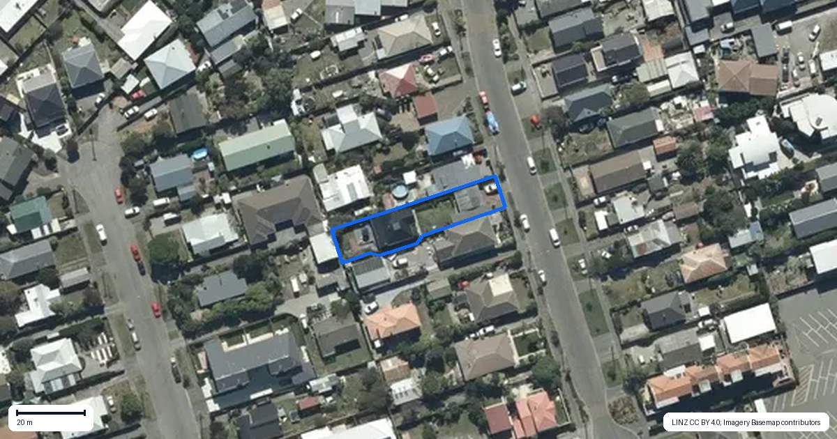 Property context map for 38 Keppel Street, New Brighton, Christchurch