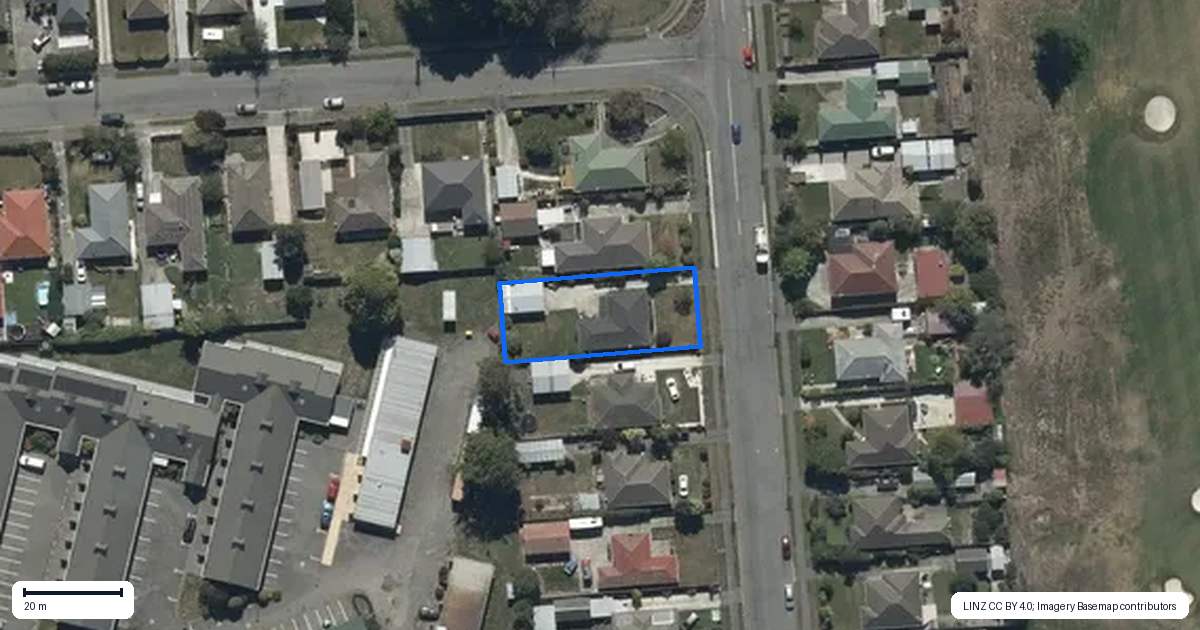 Property context map for 79 Joy Street, Shirley, Christchurch