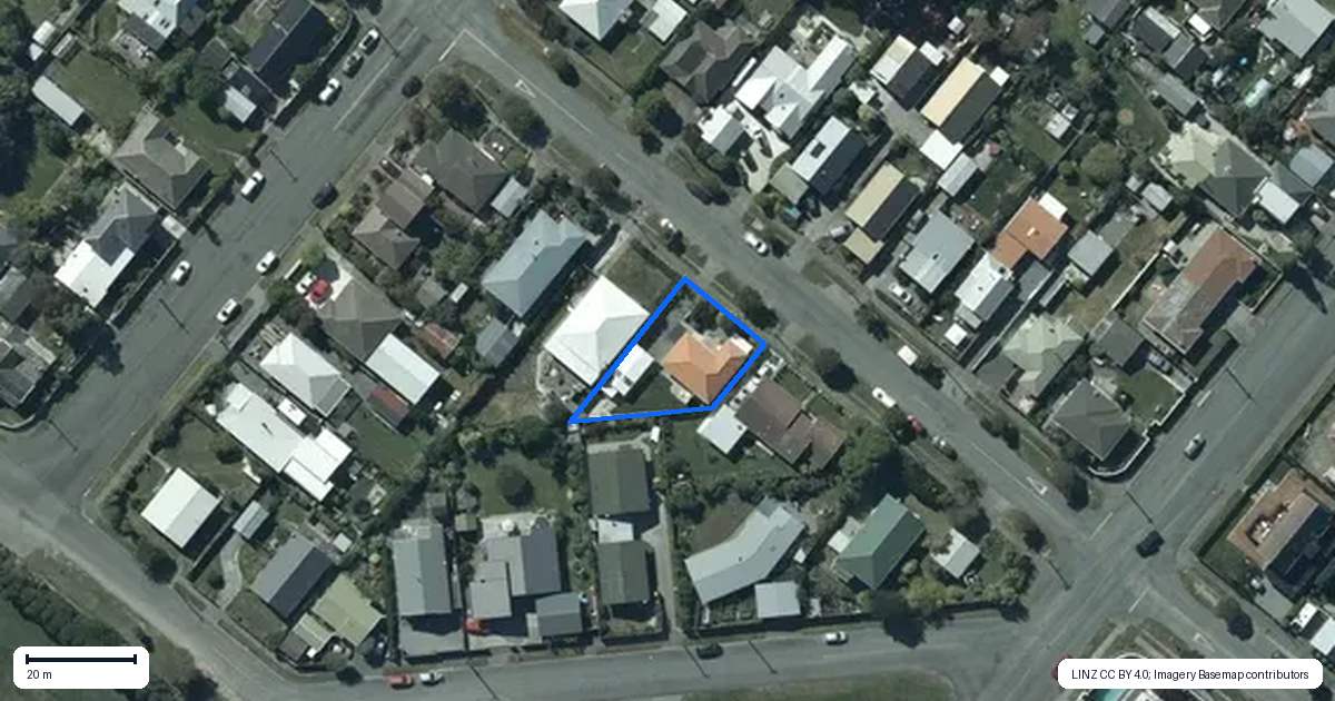 Property context map for 42 Arnold Street, Sumner, Christchurch
