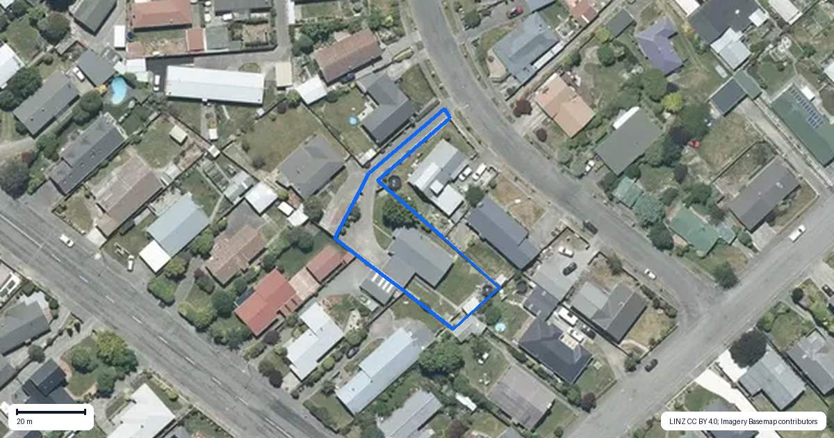 Property context map for 7 Glassey Drive, Allenton, Ashburton