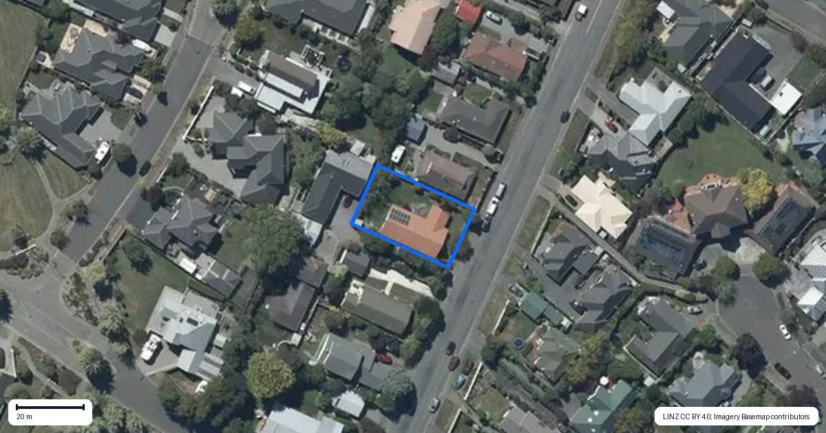 Property context map for 26 Sabys Road, Halswell, Christchurch