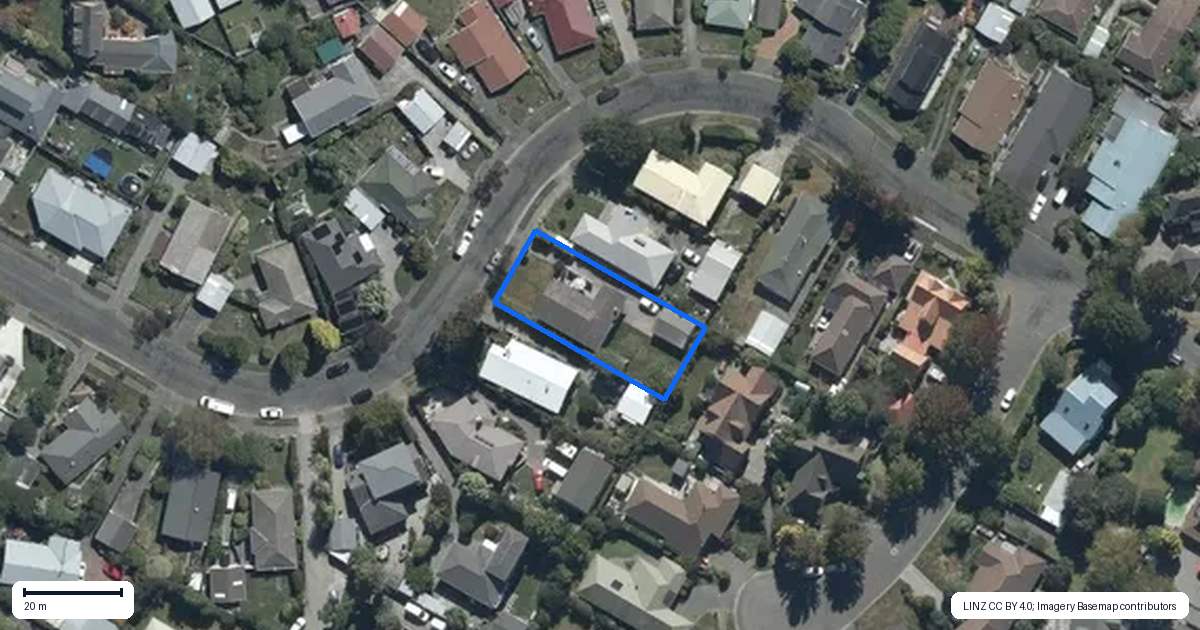Property context map for 33 Cullahill Street, Harewood, Christchurch