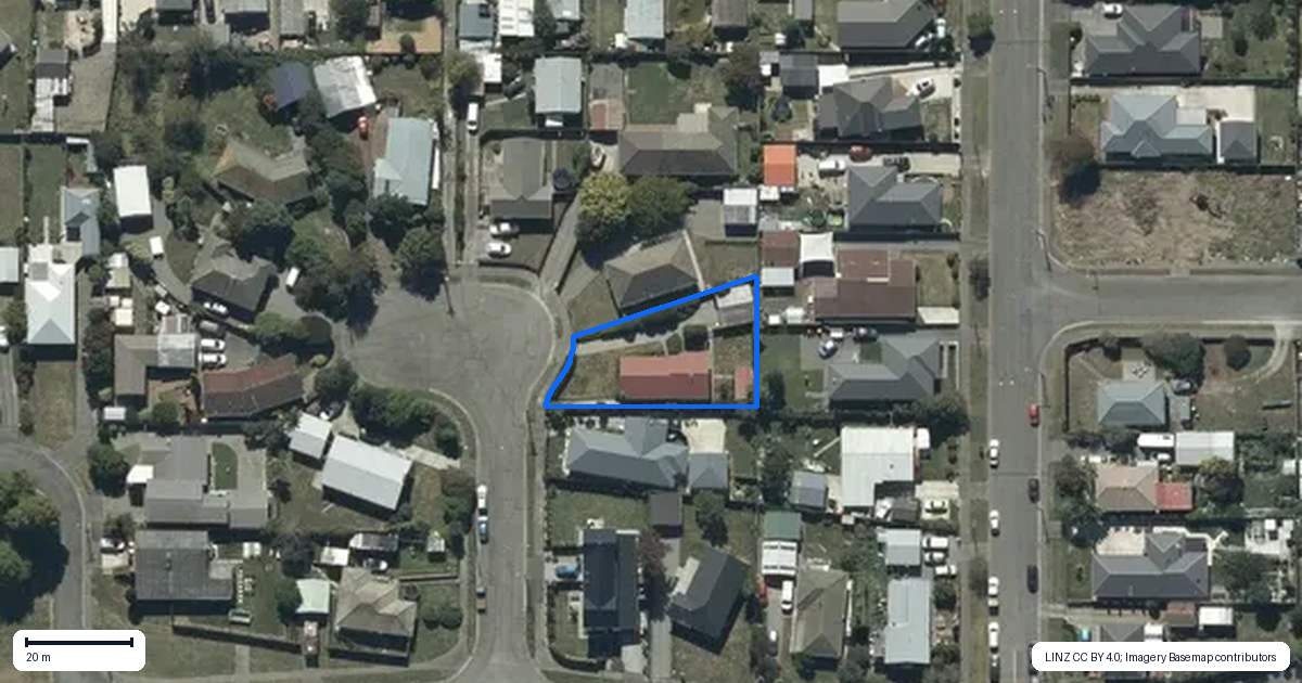 Property context map for 6 Price Place, Linwood, Christchurch