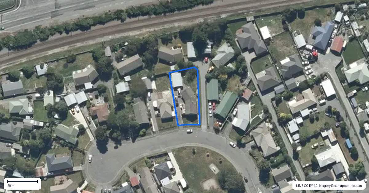 Property context map for 14 Lomax Place, Islington, Christchurch