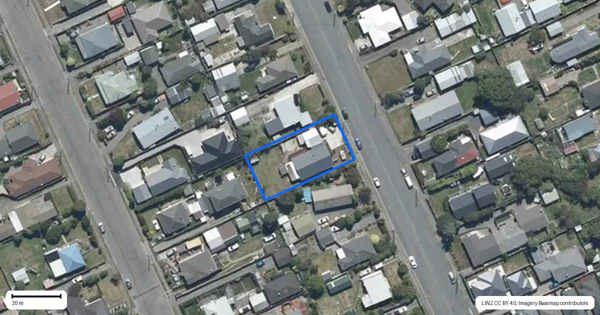 Property context map for 17 Mortlake Street, Islington, Christchurch