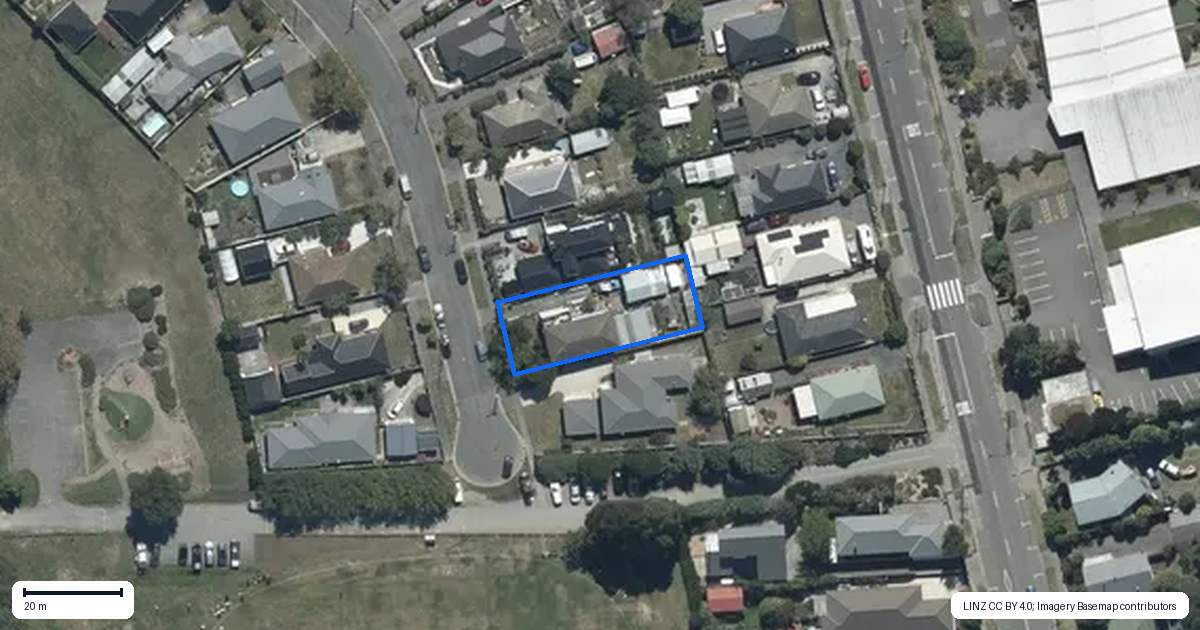 Property context map for 6 Greenhaven Drive, Burwood, Christchurch