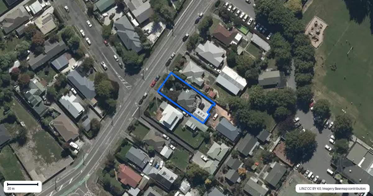 Property context map for 242 Westminster Street, Mairehau, Christchurch