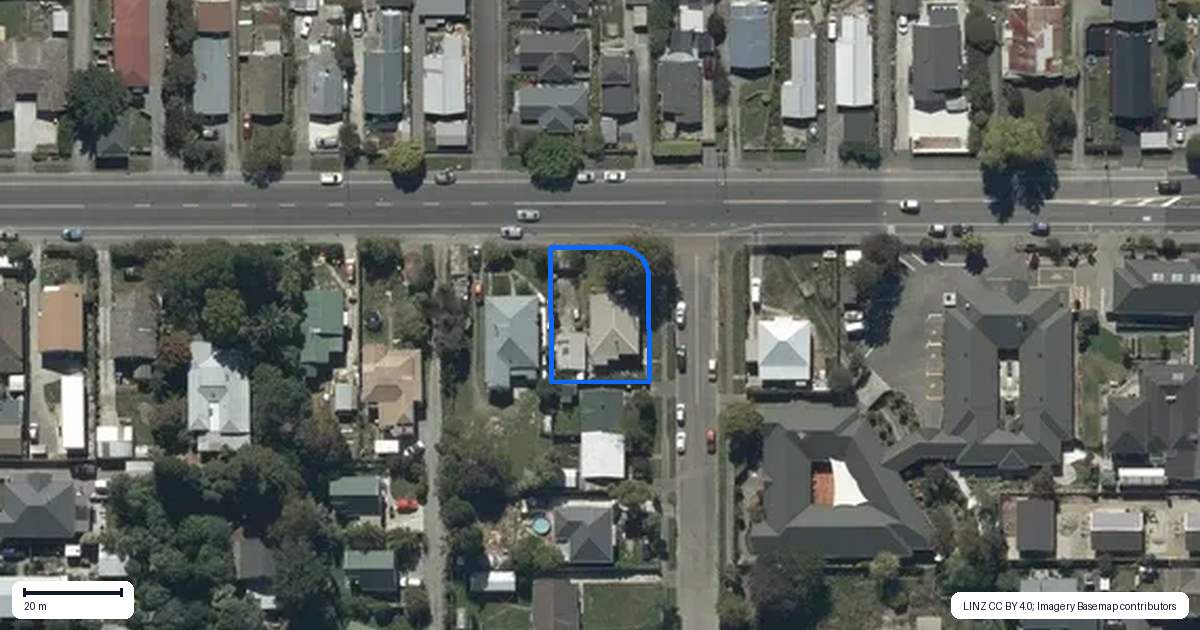 Property context map for 264 Woodham Road, Linwood, Christchurch
