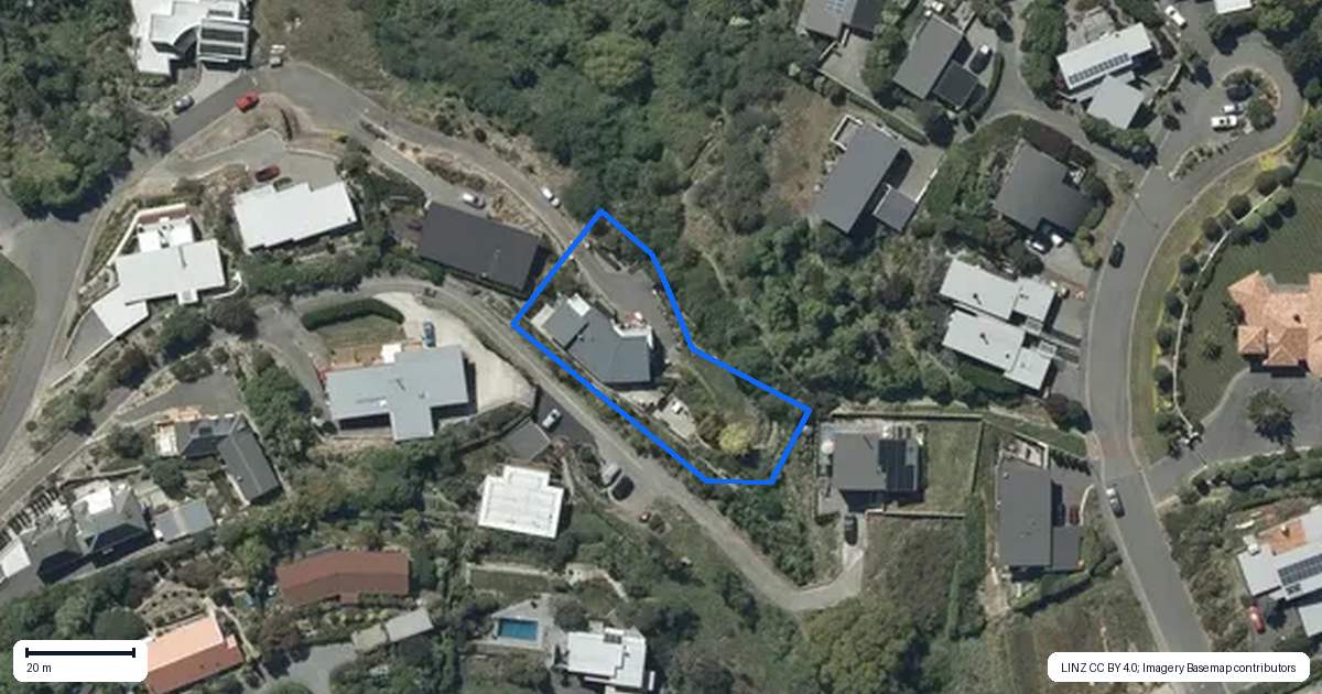 Property context map for 16 Iles Lane, Cashmere, Christchurch