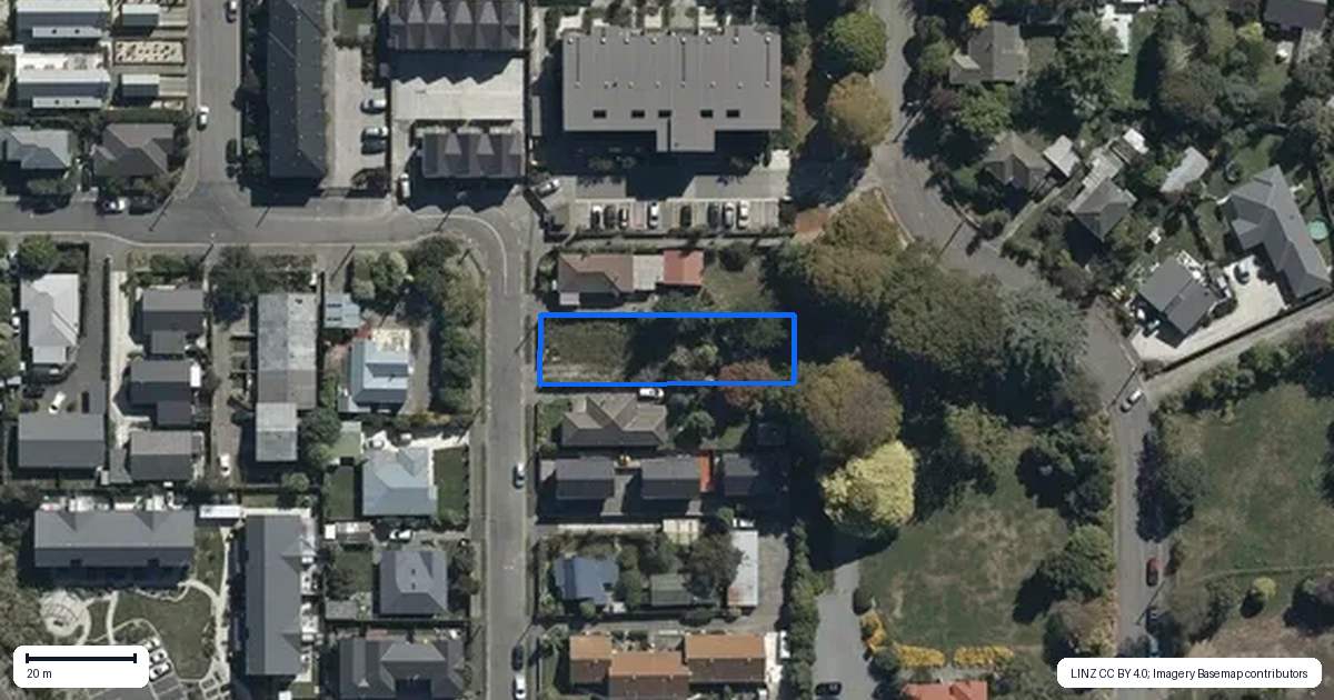 Property context map for 94 Vogel Street, Richmond, Christchurch