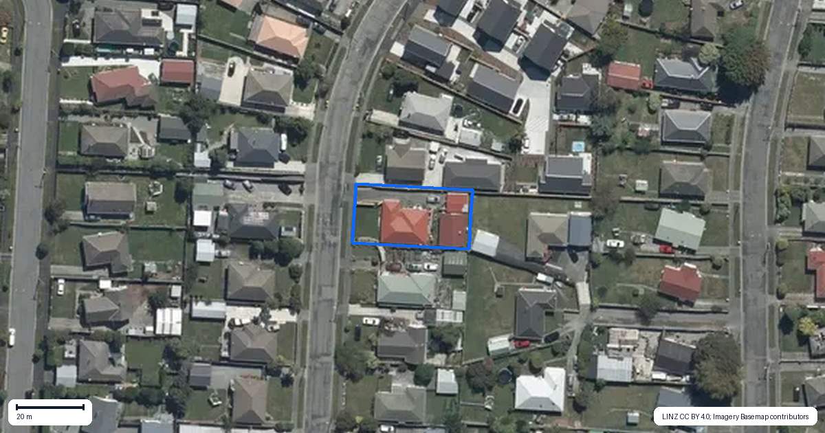 Property context map for 26 Fenchurch Street, Northcote, Christchurch