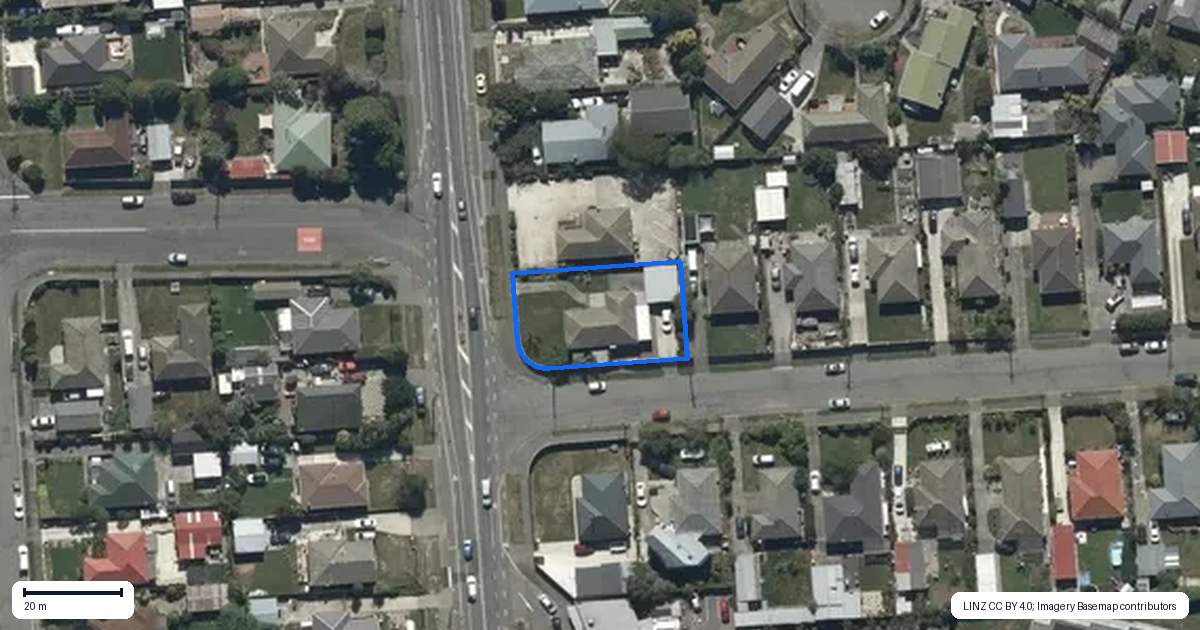 Property context map for 140 Marshland Road, Shirley, Christchurch