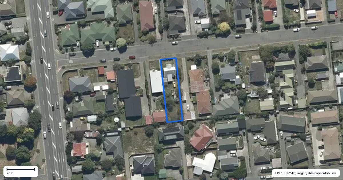 Property context map for 8 Owens Terrace, Upper Riccarton, Christchurch