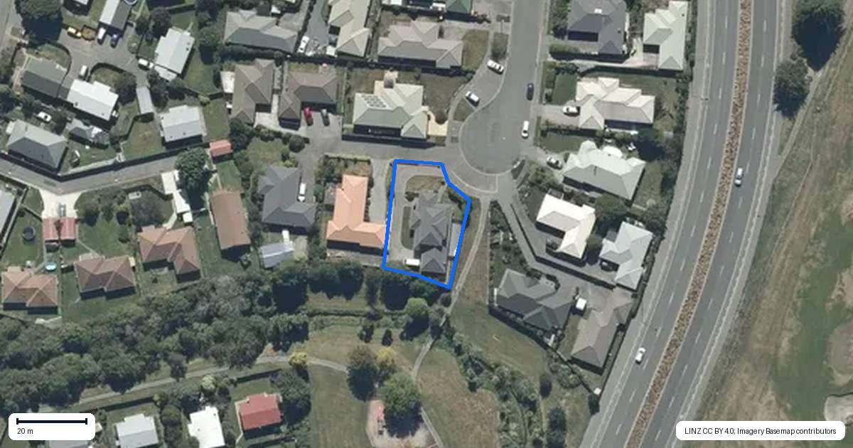 Property context map for 66 Kintyre Drive, Broomfield, Christchurch