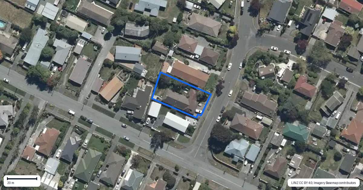 Property context map for 3 Connemara Drive, Northwood, Christchurch