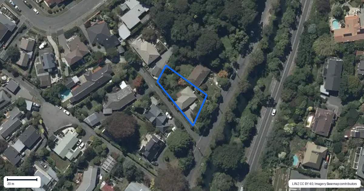 Property context map for 13 Ashgrove Terrace, Somerfield, Christchurch
