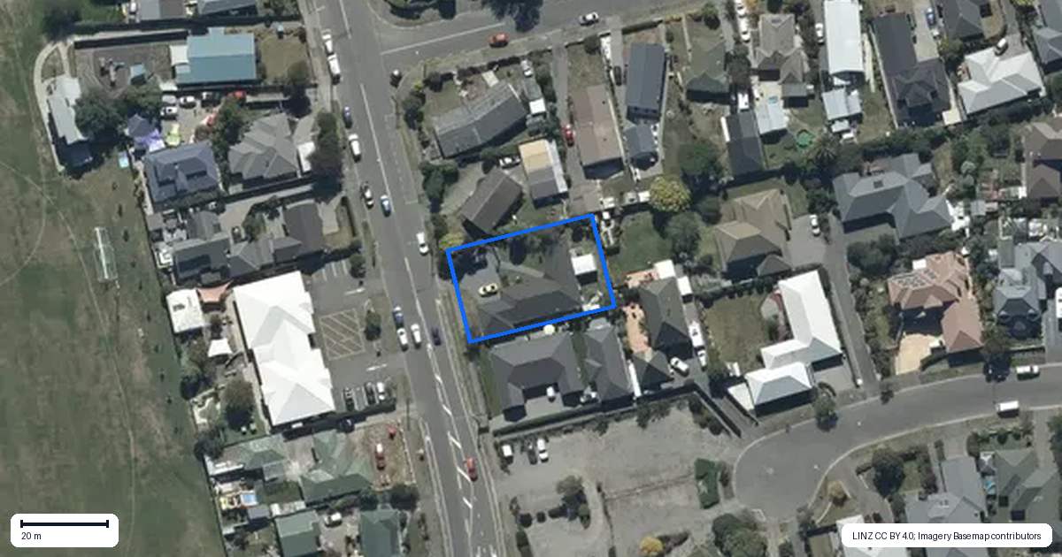 Property context map for 146 Burwood Road, Burwood, Christchurch