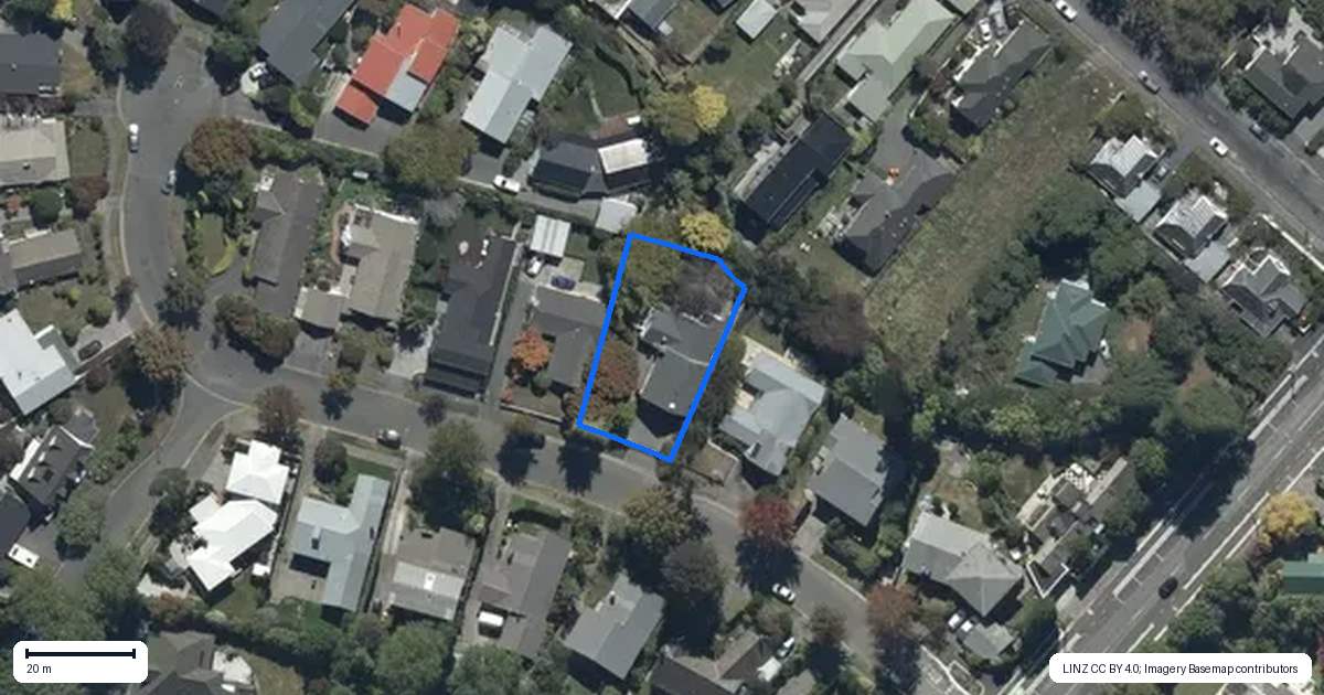 Property context map for 8 Tuirau Place, Ilam, Christchurch