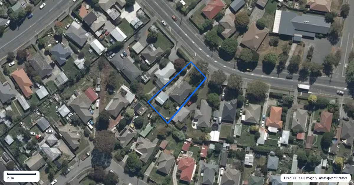 Property context map for 351 Wairakei Road, Burnside, Christchurch