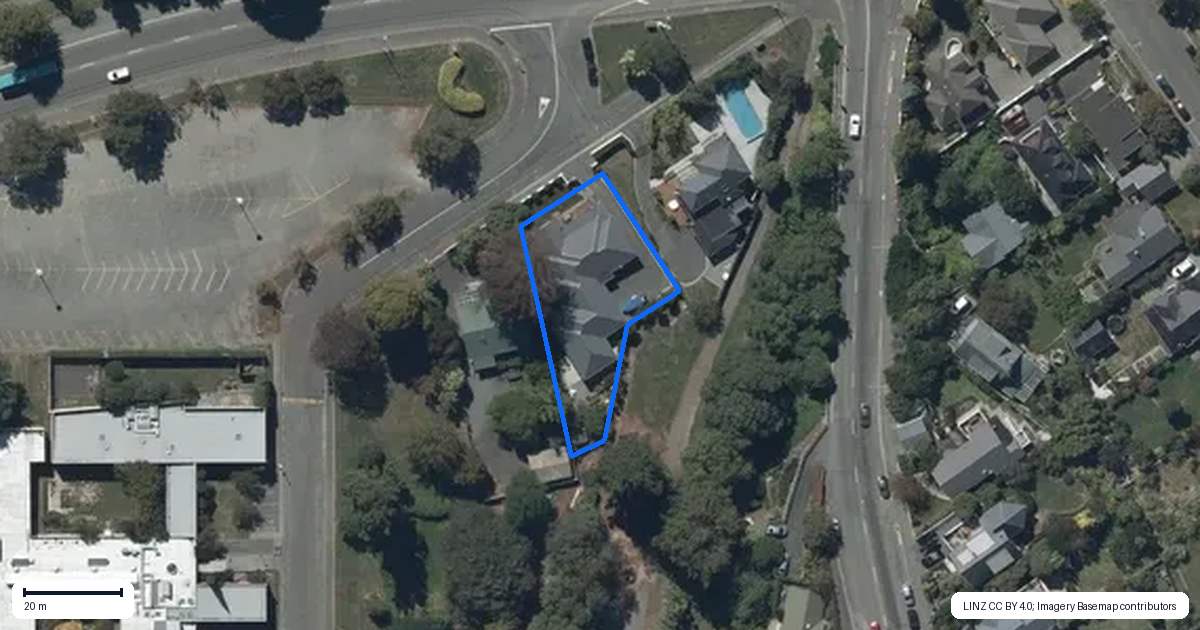 Property context map for 89 Cashmere Road, Cashmere, Christchurch