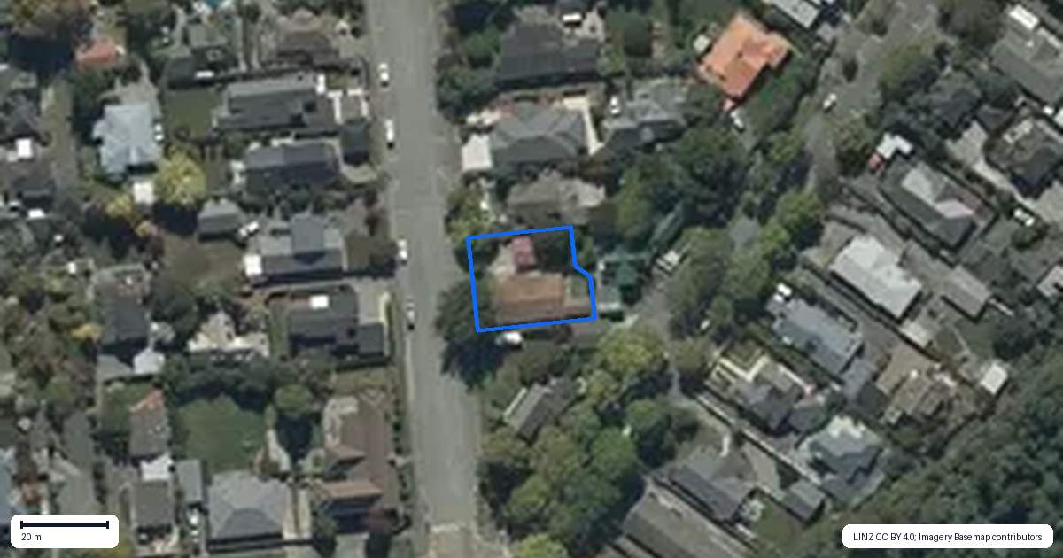Property context map for 22 Puriri Street, Riccarton, Christchurch