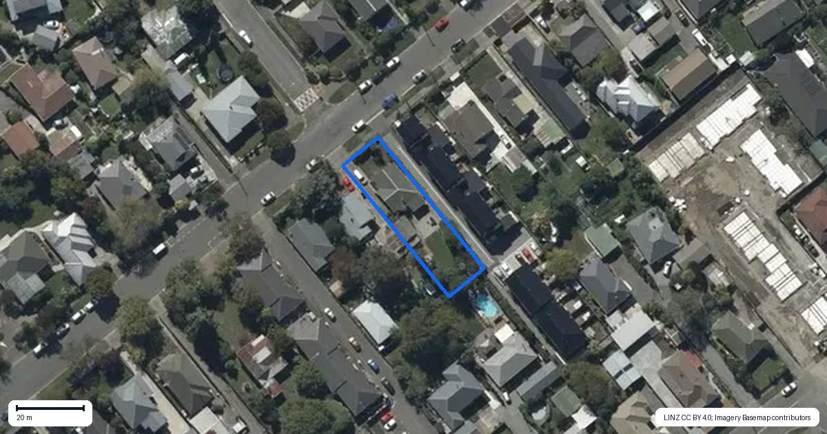 Property context map for 70 Cobham Street, Spreydon, Christchurch