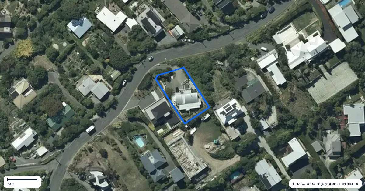 Property context map for 131 Panorama Road, Clifton, Christchurch