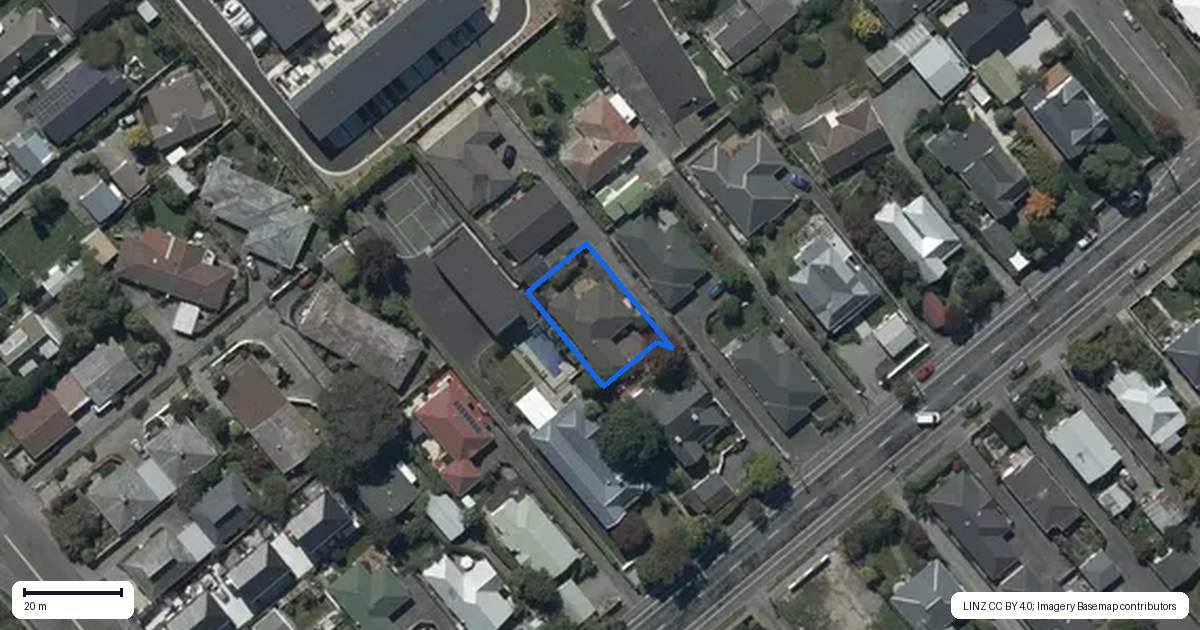 Property context map for 113B Somerfield Street, Somerfield, Christchurch
