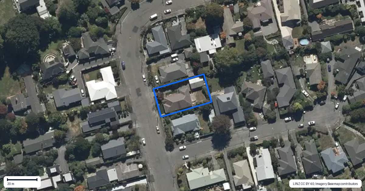 Property context map for 16 Chepstow Avenue, Fendalton, Christchurch