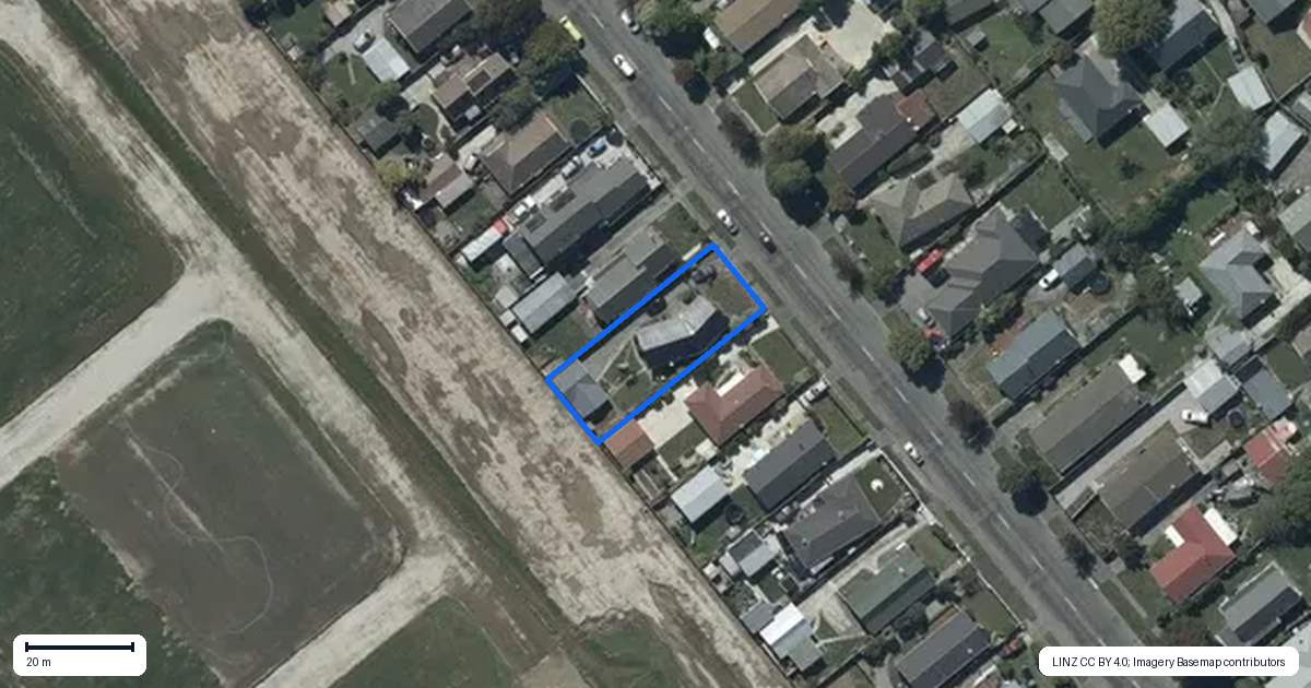 Property context map for 247 Hendersons Road, Hoon Hay, Christchurch