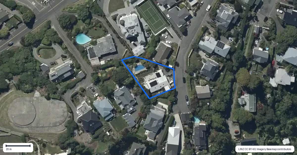 Property context map for 8 Sulby Road, Cashmere, Christchurch