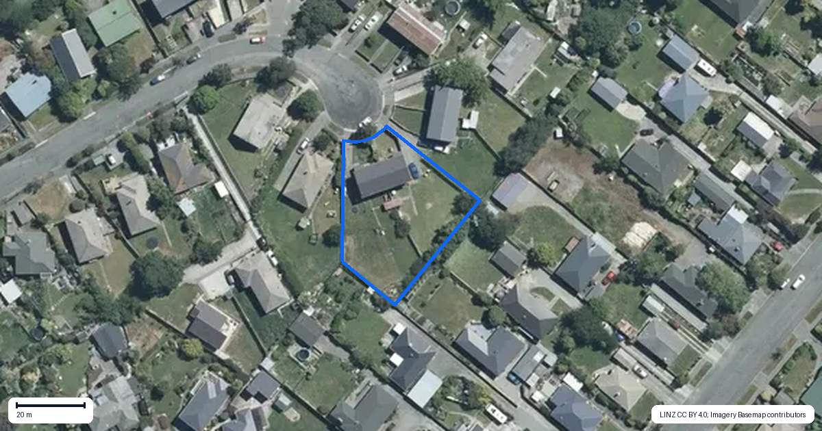 Property context map for 33 Somerset Street, Watlington, Timaru