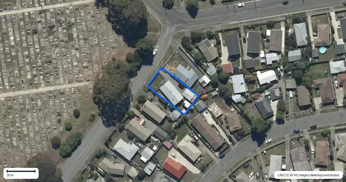 Property context map for 132 McGregors Road, Linwood, Christchurch