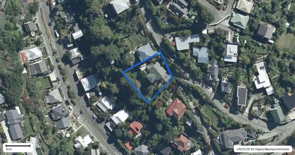 Property context map for 5 Selwyn Road, Lyttelton