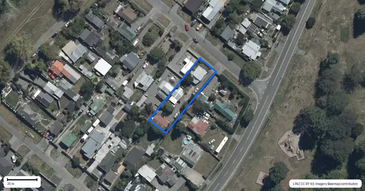 Property context map for 3 Seddon Street, Kainga, Christchurch