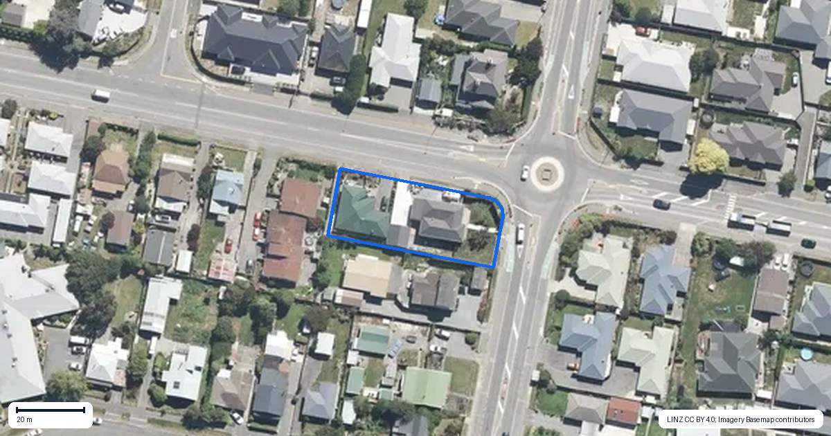 Property context map for 31 Smith Street, Kaiapoi