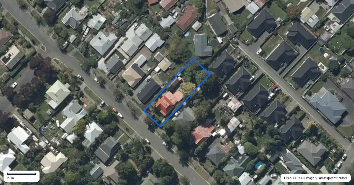 Property context map for 121 Sullivan Avenue, Woolston, Christchurch