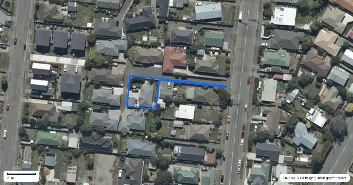 Property context map for 25A Parnwell Street, Burwood, Christchurch