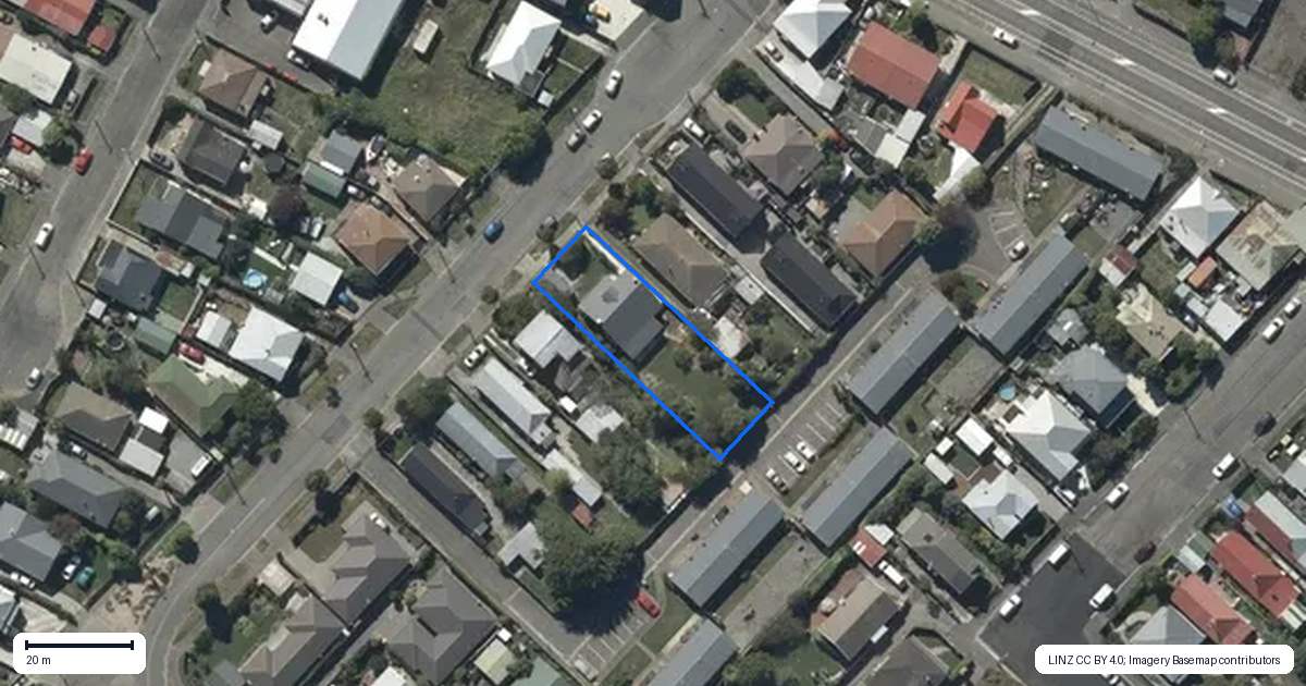 Property context map for 9 Manning Place, Woolston, Christchurch