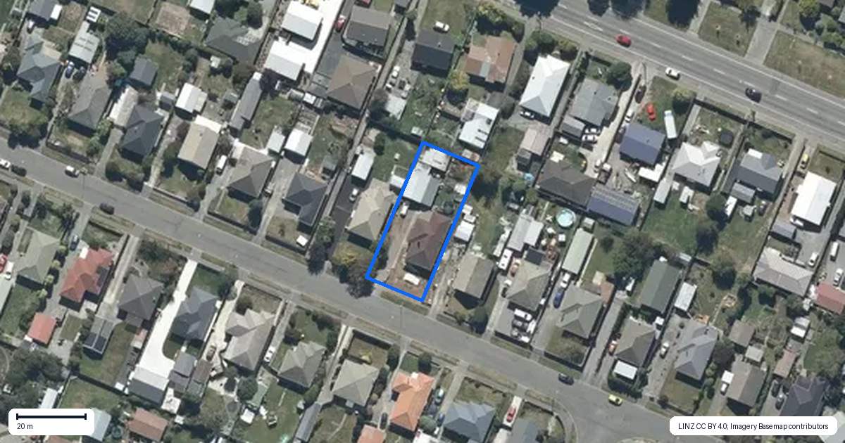 Property context map for 18 Aurora Street, Hei Hei, Christchurch