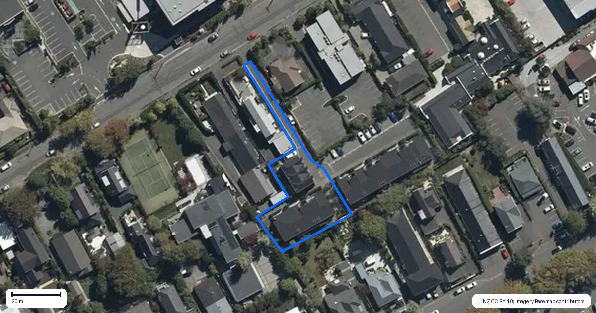 Property context map for 1/142 Leinster Road, Merivale, Christchurch
