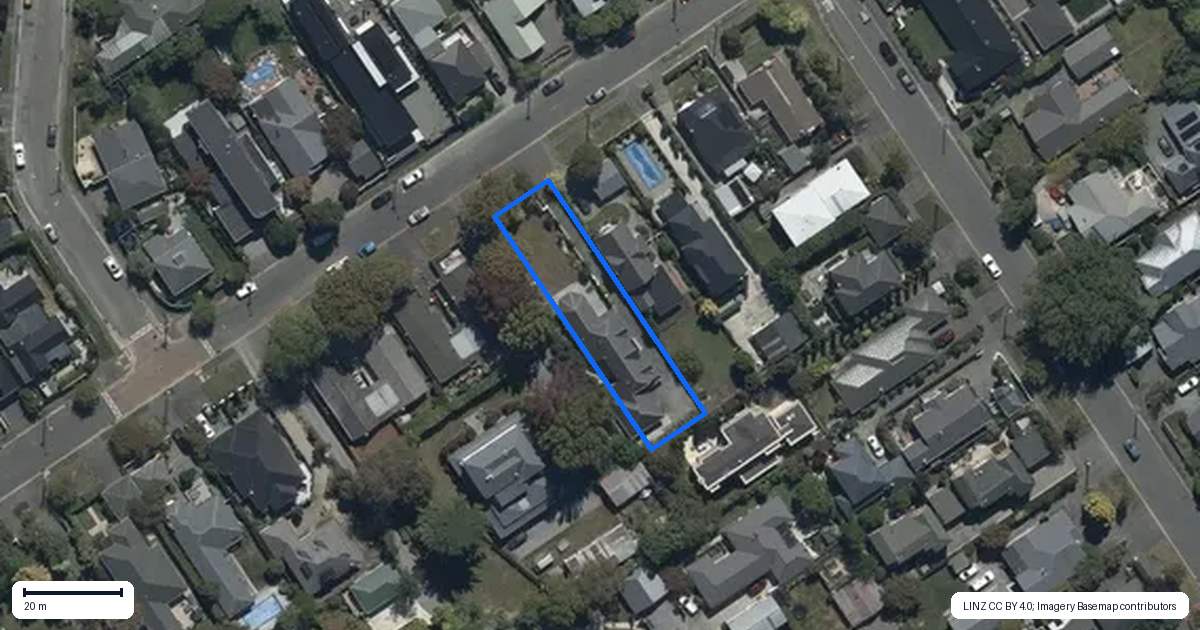 Property context map for 60 Hawthorne Street, Strowan, Christchurch