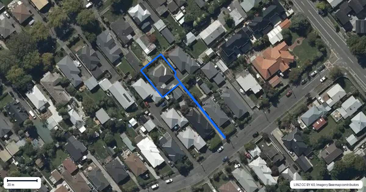 Property context map for 41A Penrith Avenue, Somerfield, Christchurch