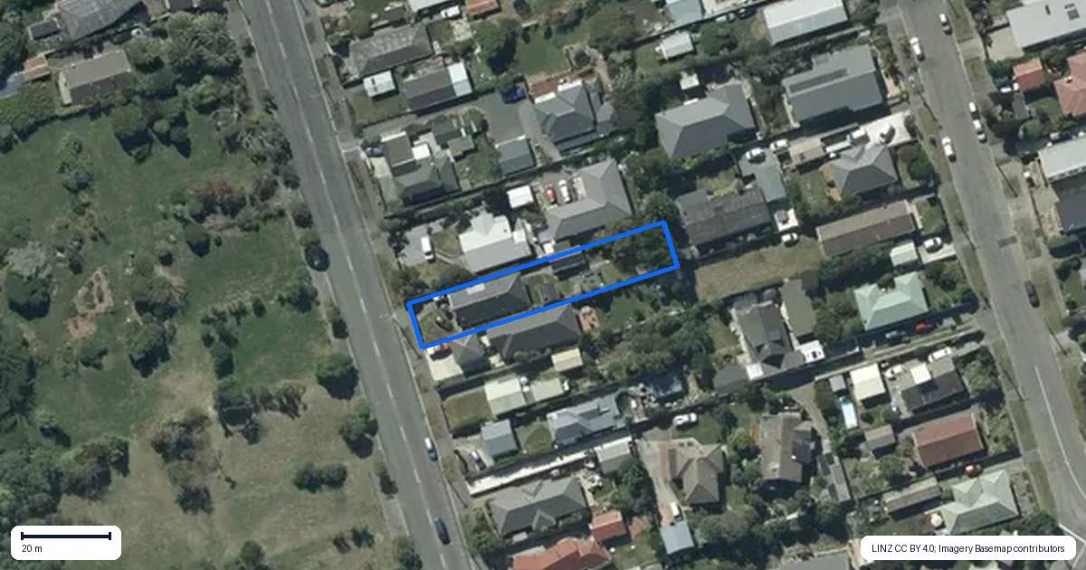 Property context map for 355 Estuary Road, South New Brighton, Christchurch