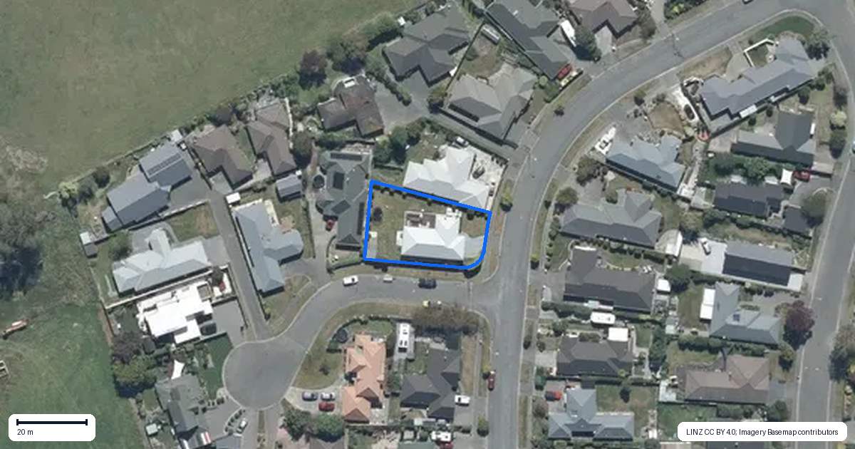 Property context map for 50 Roydon Drive, Templeton, Christchurch