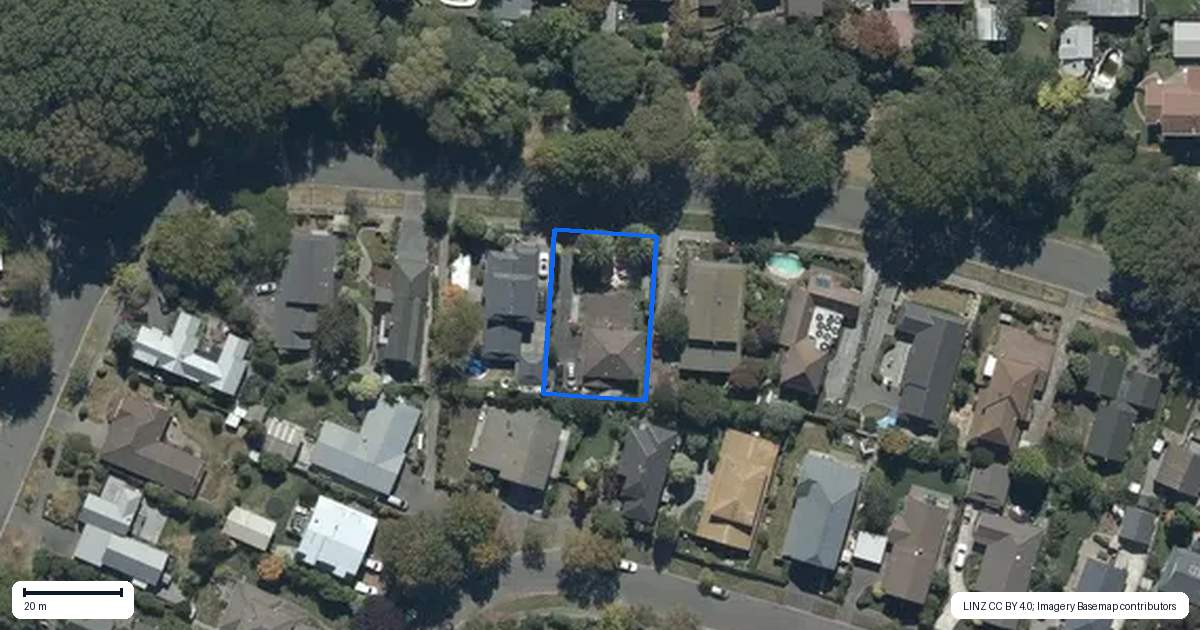 Property context map for 50 Corfe Street, Ilam, Christchurch