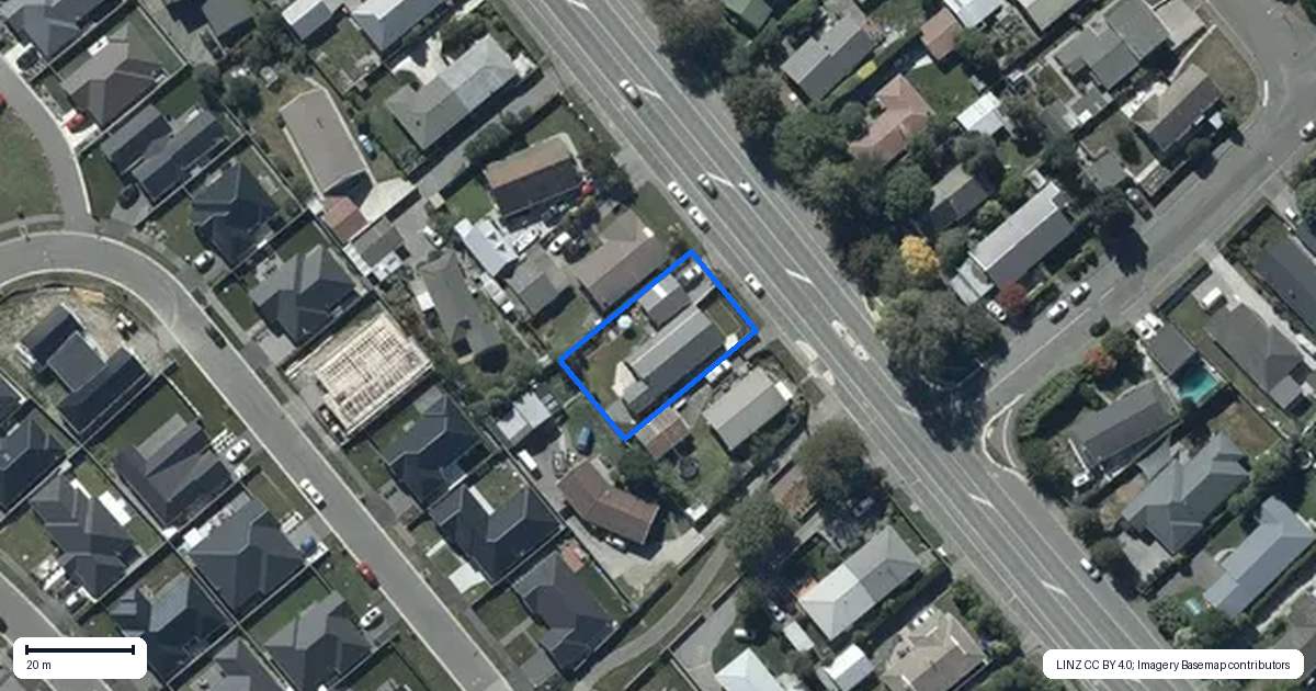 Property context map for 167 Halswell Junction Road, Halswell, Christchurch