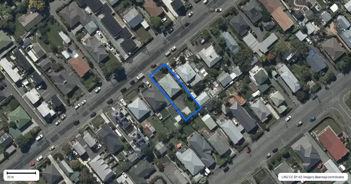 Property context map for 28 Leitch Street, Somerfield, Christchurch