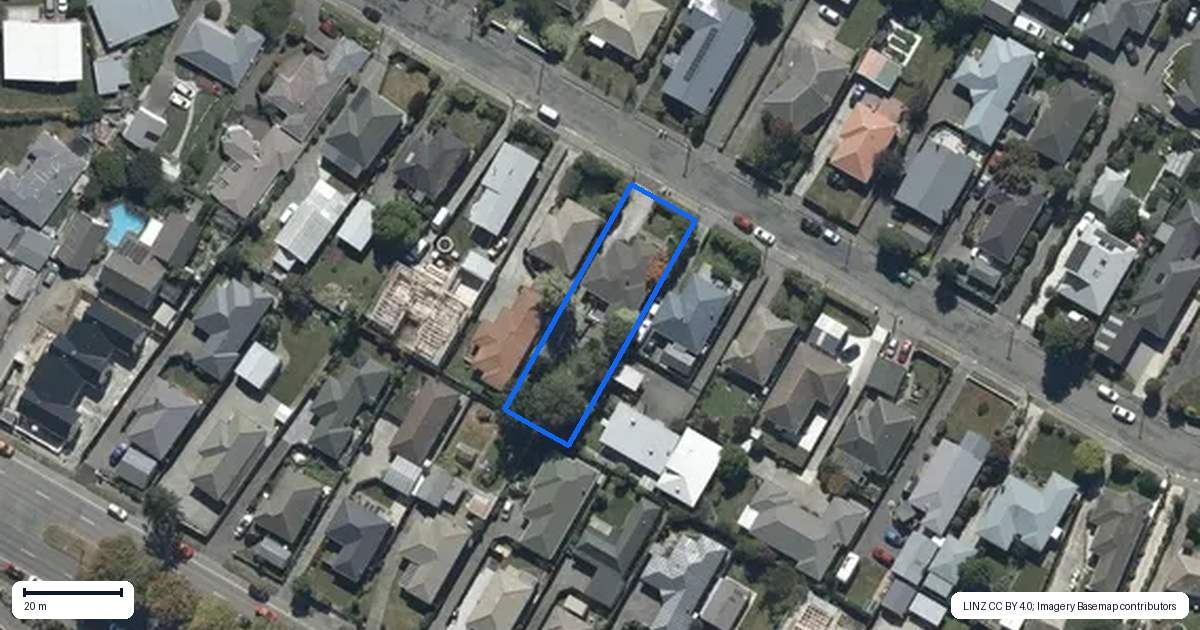 Property context map for 27 Bainton Street, Bishopdale, Christchurch